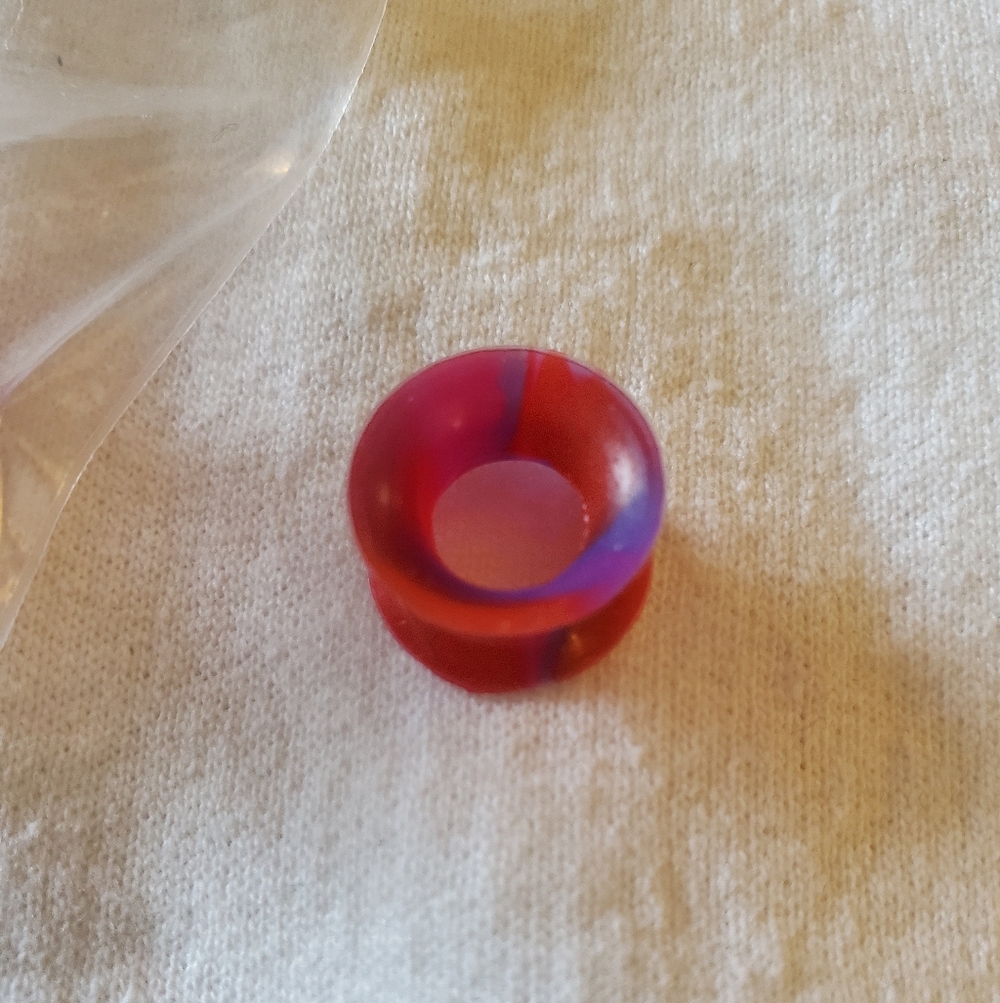 Red and Purple Silicone Ear Plugs